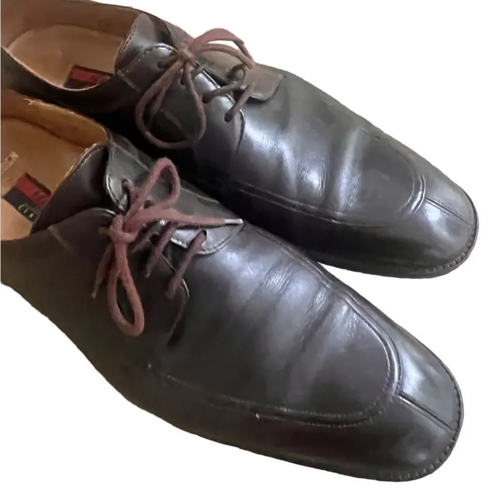 Lloyd Classics Germany Brown Leather Dress Shoes Mens 10